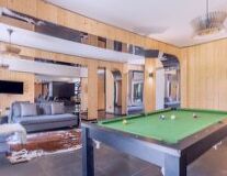 pool table, poolroom, indoor, billiard table, room